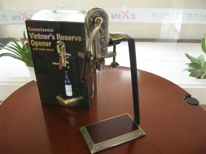 Bronze With A Handle Letters On Wine Opener
