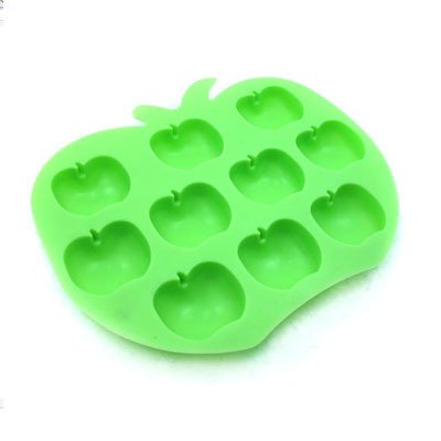 Apple Shape Green Silicone Cookware