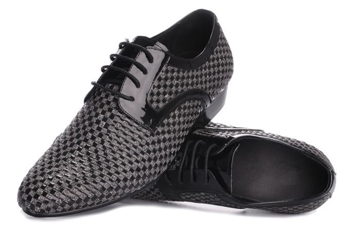 Men's Resplendent Flats Genuine Leather Black Dress Shoes