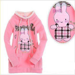 Children's Lovely Rabbit Ten Warm Long Sleeve Sweater