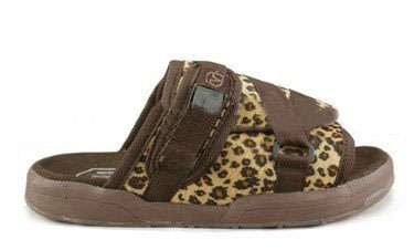 Men's Soft-skinned Leopard Grain Wear-resisting Slipper
