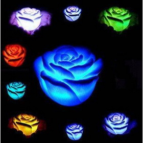LED Display Rose Flower Plastic Flowers & Wreaths
