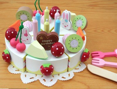 Wooden Cake Series Shape Removable Educational Toys
