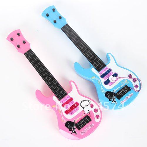 Plastic With Buttons Rectangular Shape Guitar
