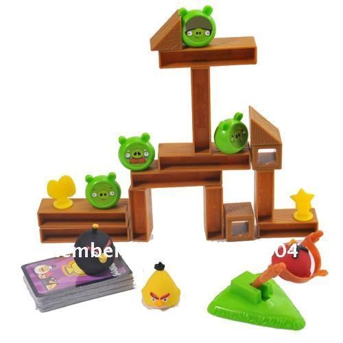 Removable Plastic & Wood Green & Brown DIY Educational Toys