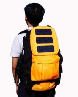 Yellow & Black With Zippers Nylon Camping & Hiking Packs