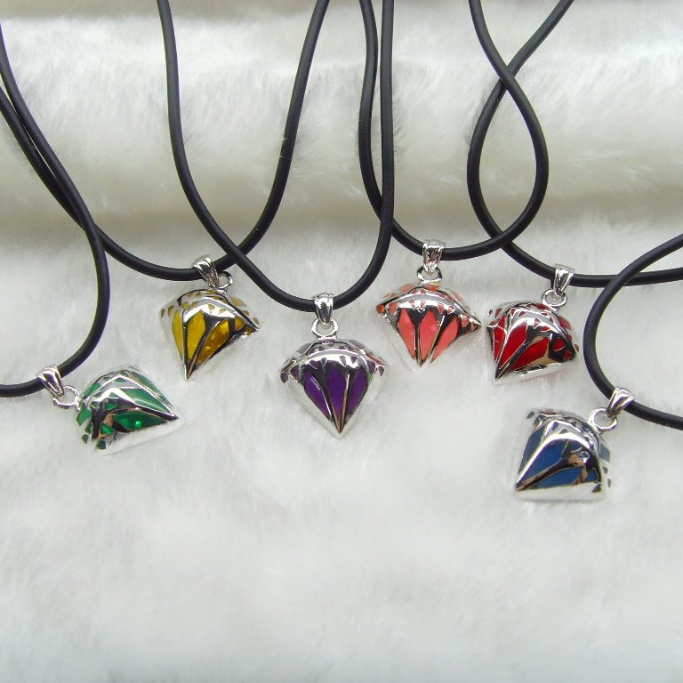 With Crystal Necklace Cone Shape Pendants & Charms