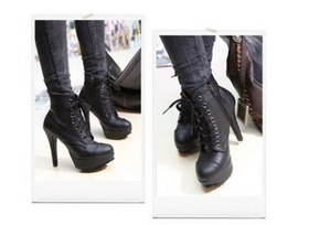Suede With Women's Ankle Boots Buckle Strap Boot