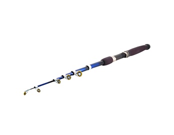 Potable Retractable 2.1M Pen Fishing Rod (Black)