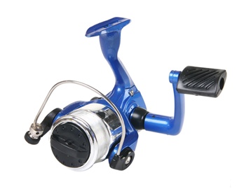Pen Design Super Light Weight Aluminum Spinning Fishing Rod with Bait (Blue)