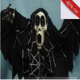 Black Batman Shape Tulle & Silk Ghost Halloween Costumes