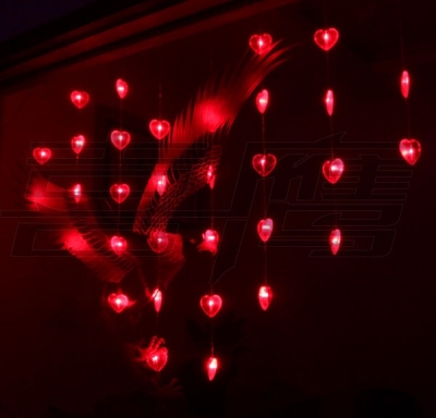Window & Door Red LED String Lamp Christmas Decorations