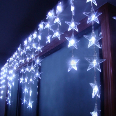 Sparkling Stars Shape LED Light Christmas Decorations