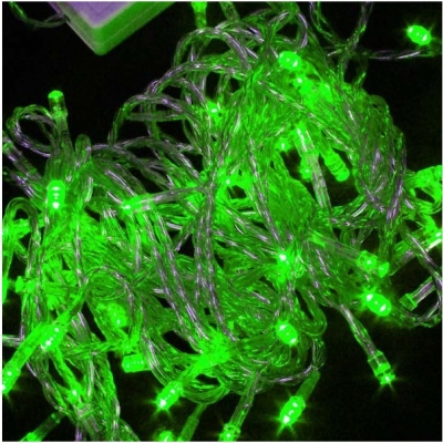 Green Electronic Component LED String Light Christmas Decorations