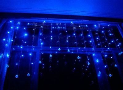 Blue Indoor & Outdoor String LED Light Christmas Decorations
