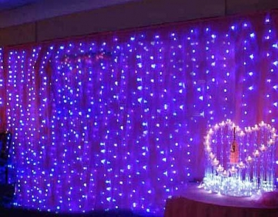 Waterfall Blue LED String Light For Christmas & Halloween Christmas Decorations
