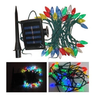 Colorful Sparkling Strawberry LED Light Christmas Decorations