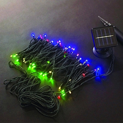 Solar Powered Flickering LED Light Christmas Decorations