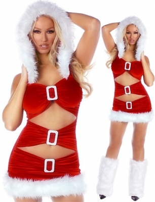 Tight Silk Vest Dress Christmas Clothing