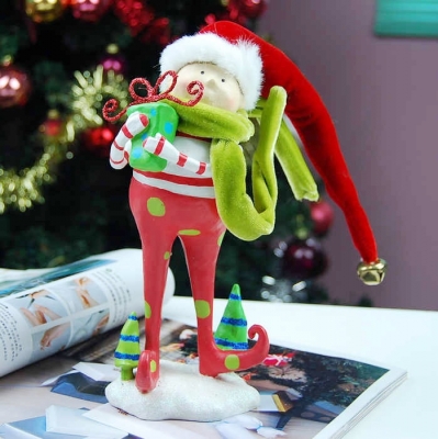 Resin Fancy Snowman Decoration Christmas Crafts