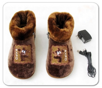 Warm-keeping Coffee USB Powered Christmas Shoes