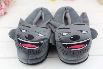 Cartoon Animals Grey USB Powered Christmas Shoes