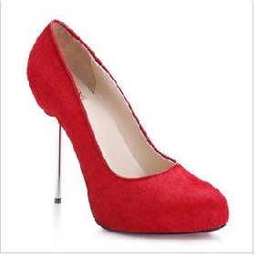 Red Metal Heel Sexy & Fancy Party Shoes