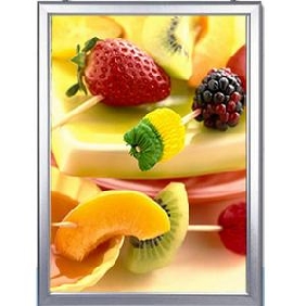 Rectangular Shape Fruits On Zinc Alloy Advertising Light Boxes