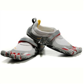 Red & Grey Breathable Wear Resistant Men's Casual Shoes