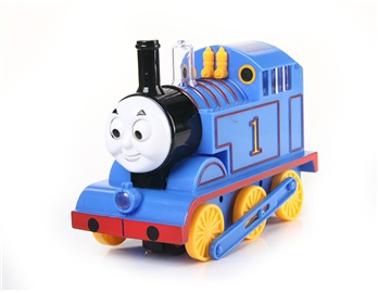 Blue Cartoon Train Electric Friction Toy Vehicles