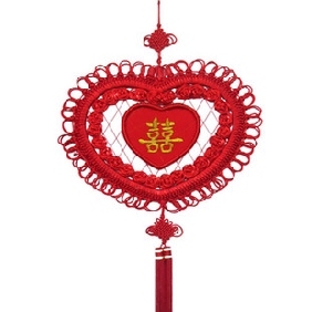 Heart Shape Chinese Knot Wedding Decorations & Gifts