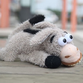 Electric Voice-operated Rolling Donkey Action Figure