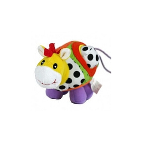 Little Horse Shape Plush Vocal Toys Baby Rattles