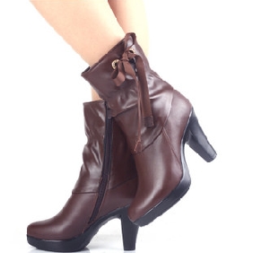 Winter Cold Resistant High Heel Women's Boots