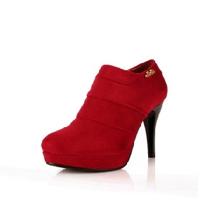 Ankle-high Platform Villi Women's Bridal Shoes
