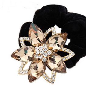 Crystal Flower Shape Decorative Hair Accessories