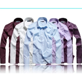 Long Sleeve Slim Stylish & Causual Groom Shirts