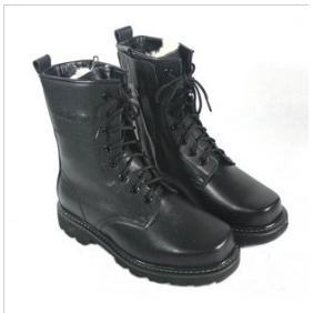 Black With Tie Cold Resistant Men's Boots