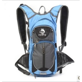 Black & Gray With Zippers 15L Hiking Backpacks