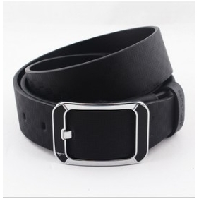 Black Leisure & Leather Adjustable Belts