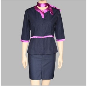 Black Restaurant & Hotel With Tie Uniforms