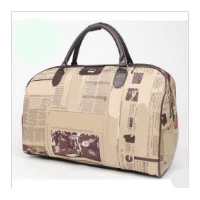 Waterproof PU Leather With Images On Travel Bags