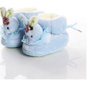 Blue Rabbit Shape Anti-slip Baby Boots
