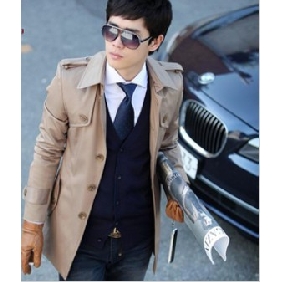 Straight Cotton Polyester Single Breasted Other Men's Clothing