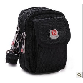 Black Nylon Waterproof Shoulder Bags
