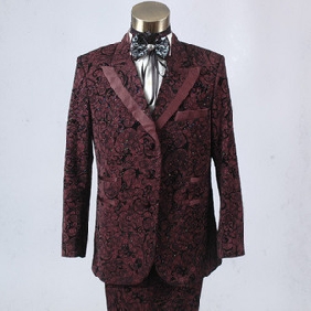 Dark Red Straight Thicken Other Men's Clothing