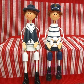 Iron Doll Sit Style Navy lovers Puppets