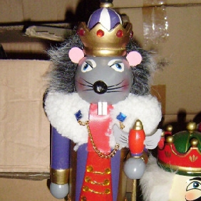 Bamboo King Rat Purple & Red Puppets