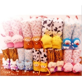 Cartoon Cold Resistant Multicolored Baby Boots
