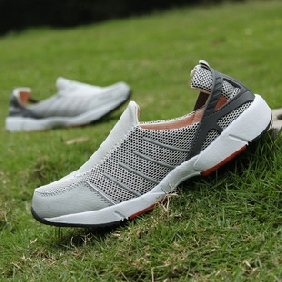 Nets Cloth Breathable Gray Men's Casual Shoes